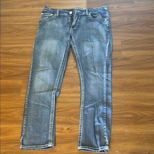 INC International Concepts Blue Straight Leg Jeans